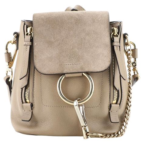 chloe mini faye backpack sale|Chloé Chloé Mini Faye Backpack In Brown Leather And Suede .